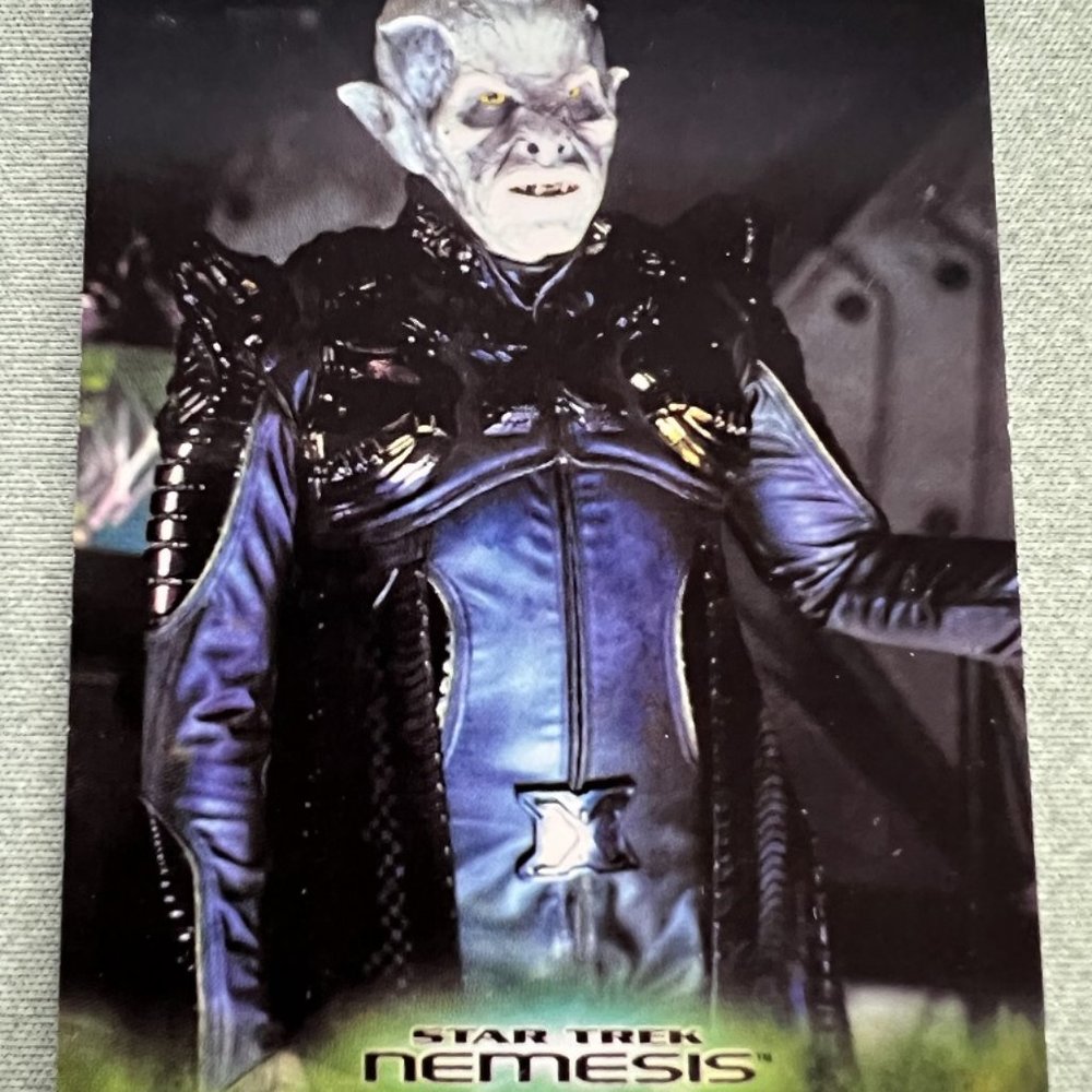 Vintage Star Trek The Next Generation Nemesis Viceroy Collector Card